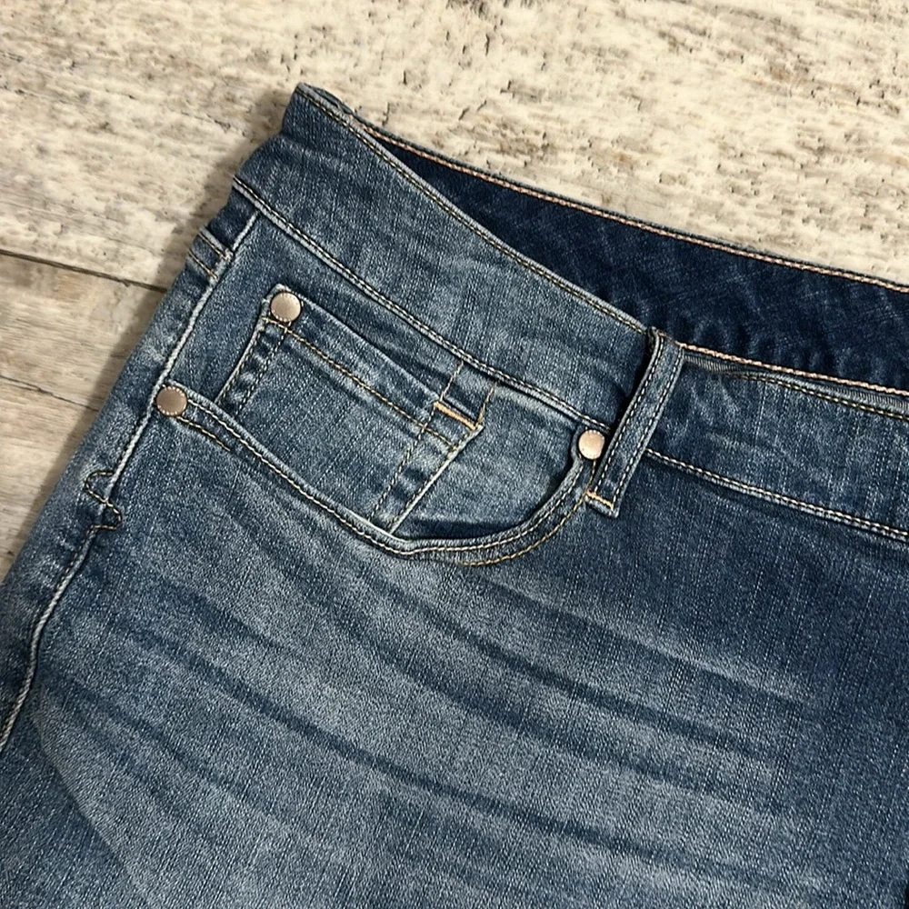 Torrid button fly jean shorts